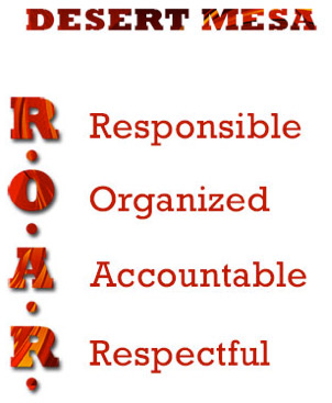Desert Mesa - ROAR - Responsible, Organized, Accountable, Respectful